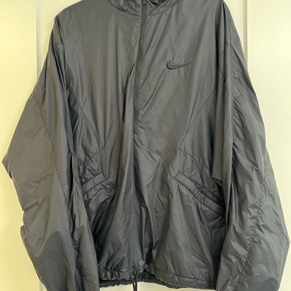 Nike x Fear of God Men's Black Windbreaker Jacket